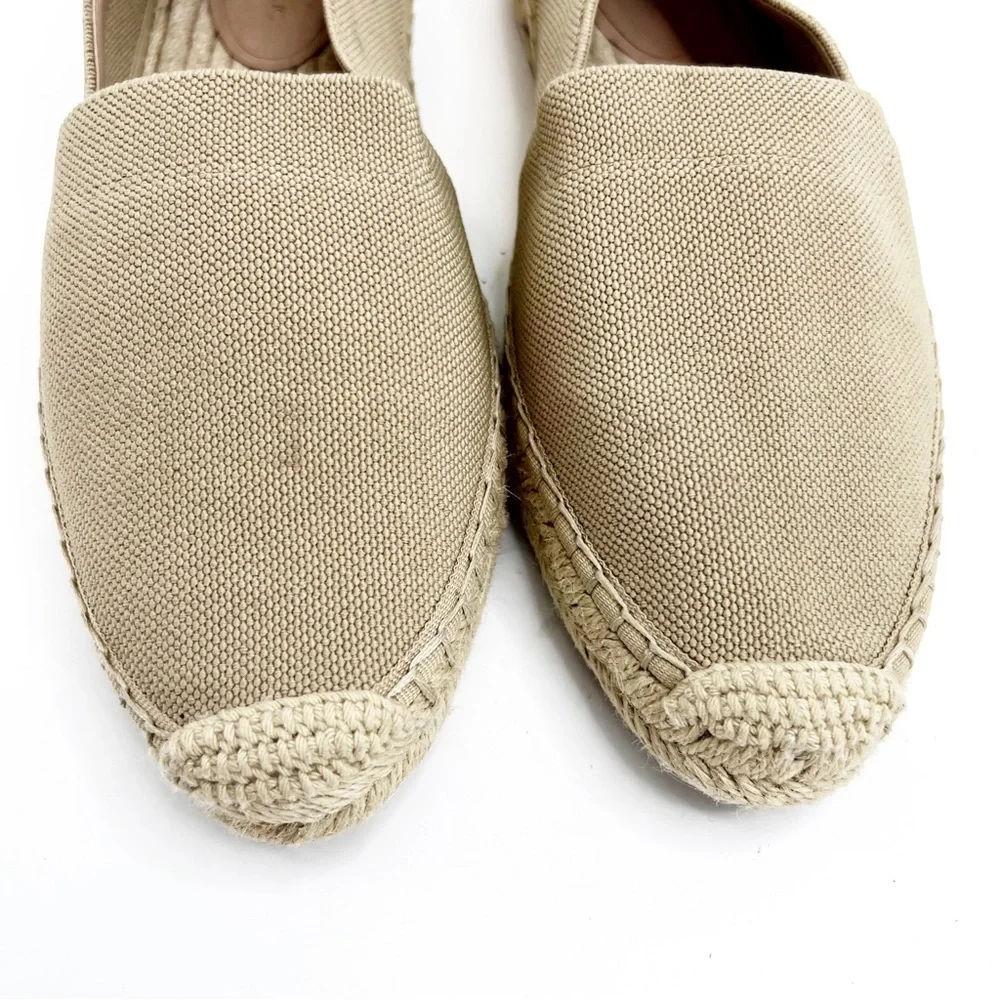 Banana Republic Tan Stretch Espadrilles, Size 8